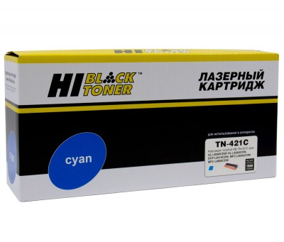 Тонер-картридж Hi-Black (HB-TN-421C) для Brother HL-L8260/ 8360/ MFC L8690/ 8900/ DCP L8410, C, 1,8K