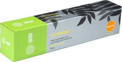 106R00670 Картридж Cactus CS-PH6250Y для принтеров Xerox Phaser 6250 желтый (4 000 стр.)