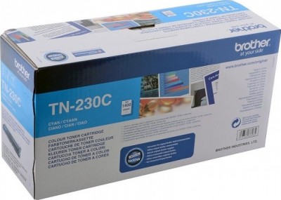 TN-230C оригинальный картридж Brother для принтеров Brother HL-3040/ HL-3070/ DCP-9010CN/ MFC-9120CN/ MFC-9125/ MFC-9130/ MFC-9320 cyan (1 400 стр.)