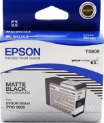 C13T580800 Картридж Epson для Stylus Pro 3800 матовый чёрный (Matte Black) 80 мл.