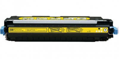 Q6472A (502A) оригинальный картридж HP в технологической упаковке для принтера HP Color LaserJet 3600 yellow, 4000 страниц