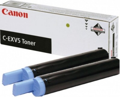 Canon C-EXV5  (TWIN)  6836A002 Тонер IR1600/1605/2000, Черный, 21000 стр. 2 трубы. Orig., Japan.