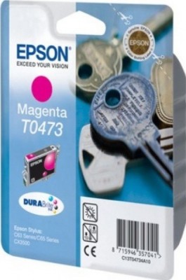 Картридж Epson C13T04734A10 T0473 8ml пурпурный 250 копий