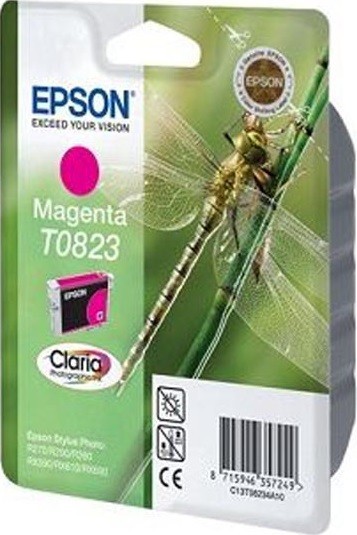Картридж Epson C13T08234A10 T0823, Т11234 7,5ml пурпурный 440 копий в технологической упаковке
