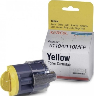 Картридж XEROX PHASER 6110 (106R01204) желт 1k оригинальный