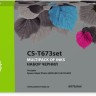 Набор чернил Cactus T673 (CS-T673SET) C/M/Y/K/LC/LM для Epson L800 /L810/ L850/ L1800, многоцветный, 6х70мл