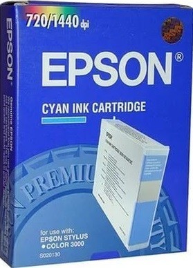Картридж Epson C13S020130 голубой 110ml в технологической упаковке