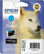 Картридж Epson C13T09624010 T0962 голубой 1505 копий в технологической упаковке
