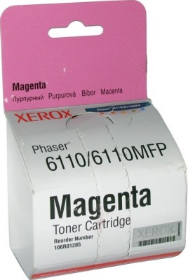 Картридж XEROX PHASER 6110 (106R01205) пурп 1k оригинальный