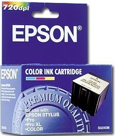 Картридж Epson C13S020036 (S020036) цветной 170 копий в технологической упаковке