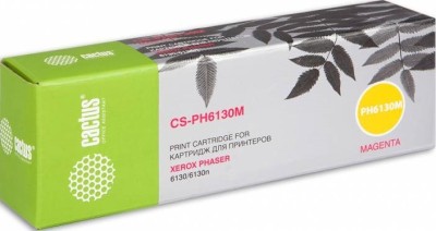 106R01283 Картридж Cactus CS-PH6130M для принтеров Xerox 6130/6130n пурпурный (1 900 стр.)