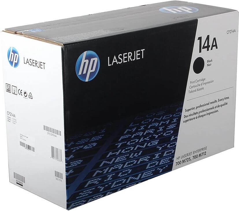 CF214A (14A) оригинальный картридж HP для принтера HP LaserJet Enterprise 700 M712n/ M712dn/ M712xh/ M725dn/ M725f/ M725z/ M725z+ black, 10000 страниц