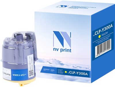 Картридж NV Print CLP-Y300A Yellow для Samsung CLP-300, CLP-300N, CLX-2160, CLX-2160N, CLX-3160FN, CLX-3160N желтый 1000 копий совместимый