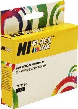 Картридж Hi-Black (HB-T1711) для Epson XP-33/ 103/ 203/ 207/ 306/ 406, Bk