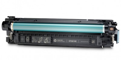 CF361X (508X) оригинальный картридж HP Cyan в технологической упаковке для принтера HP Color LaserJet Enterprise M552dn/ M553dn/ M553n/ M553x, 9500 страниц