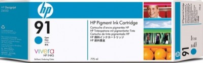 Картридж HP Designjet Z6100 (C9467A)  голубой 775ml №91