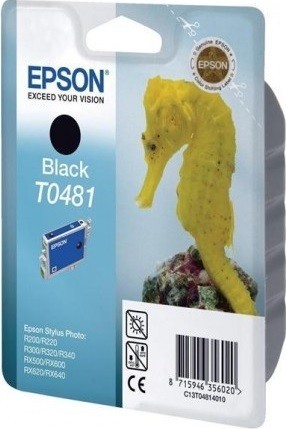 C13T04814010 Картридж Epson T0481 для St.R200/300/RX500/600/620 (черный) (cons ink)