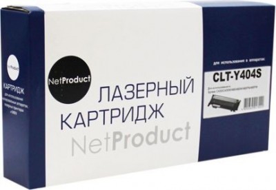 Тонер-картридж NetProduct (N-CLT-Y404S) для Samsung Xpress C430/ C430W/ 480/ W/ FN, Y, 1K