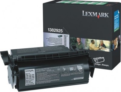 1382925 оригинальный картридж Lexmark для принтера Lexmark Optra S/S1255/1855/2455, black, 17600 страниц