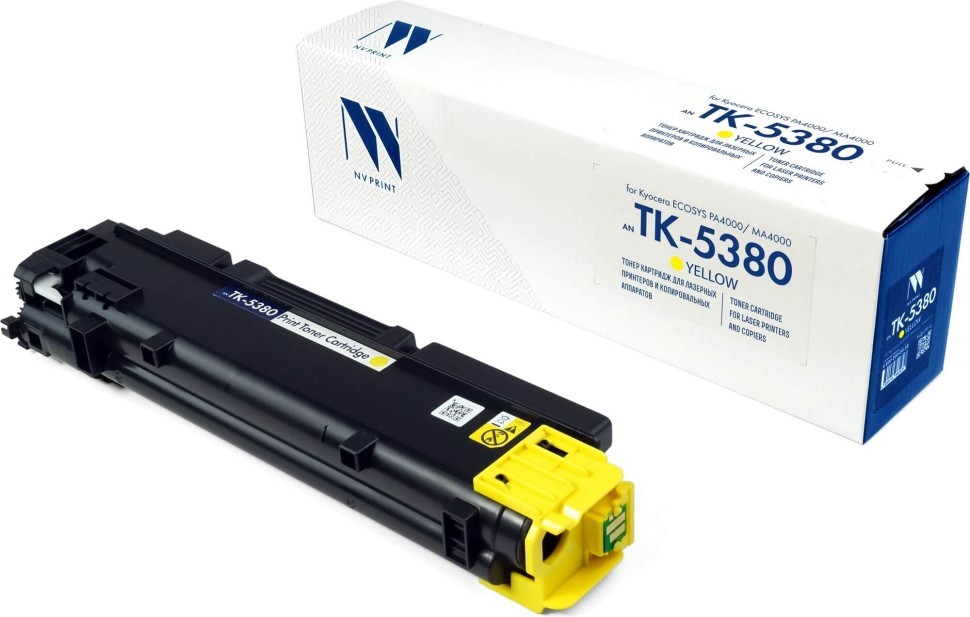 Картридж NV Print TK-5380Y (NV-TK-5380Y) Yellow для Kyocera ECOSYS PA4000/ PA4000cx/ MA4000/ MA4000cix, жёлтый, 10000 стр.