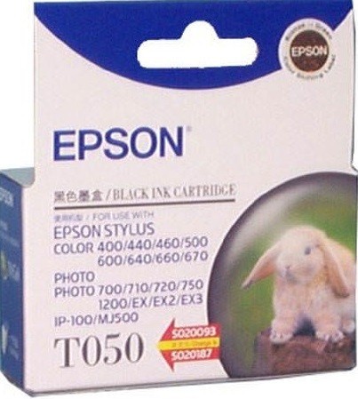Картридж Epson C13T050140 T050, S093 15,5ml черный 300 копий