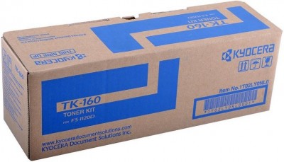 Картридж Kyocera TK-160 1T02LY0NL0 для принтера Kyocera FS-1120D, FS-1120DN, Ecosys P2035d черный 2500 копий оригинальный