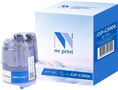 Картридж NV Print CLP-C300A Cyan для Samsung CLP-300/CLX-2160/3160 совместимый, 1 000 к.