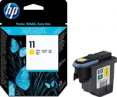Картридж HP №11 для DJ 1100/2200/2230/2250/2230/2280/2300/2600/CP1700 / OJ 9110/9120/9130 (C4813A) желт головка  (техно) 1000090