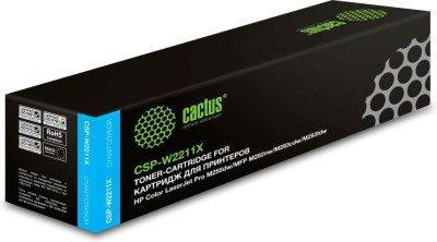 Картридж Cactus 207X W2211X (CSP-W2211X) для HP CLJ Pro M255dw/ M283fdn/ M283cdw MFP M282nw, голубой, увеличенный, 2450 стр.