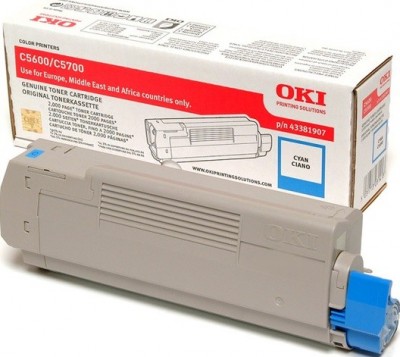 Картридж OKI C5600/5700(43381923) синий 2к