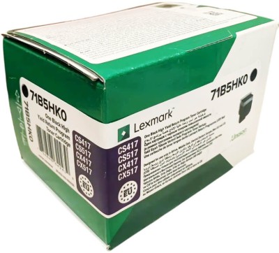 Картридж Lexmark 71B5HK0 Black оригинальный для Lexmark CS417dn/ CS517de/ CX417dn/ CX517de, Return Program, чёрный, увеличенный, 6000 страниц