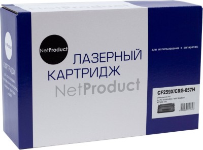Картридж NetProduct (N-CF259X/057H) для HP LaserJet Pro M304/ M404n/ dn/ dw/ MFP M428dw/ fdn/ fdw, 10K (с чипом)