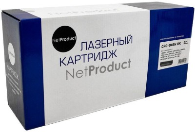 Картридж NetProduct 046H (N-CRG-046H BK) Black для Canon i-SENSYS LBP 653/ 654/ MF732/ 734/ 735, чёрный, увеличенный, 6300 стр.