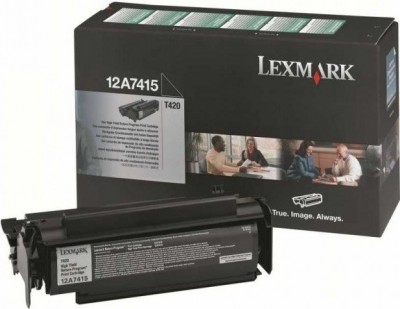 12A7415 оригинальный картридж Lexmark для принтера Lexmark OPTRA T420, black, 10000 страниц