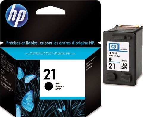 Картридж HP №21 для  DJ 3920/3940/PSC 1410 (C9351AE) черн (техно) 1000456