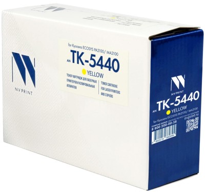 Картридж NV Print TK-5440Y (NV-TK-5440Y) Yellow для Kyocera ECOSYS PA2100cx/ PA2100cwx/ MA2100cfx/ MA2100cwfx, жёлтый, 2200 стр.