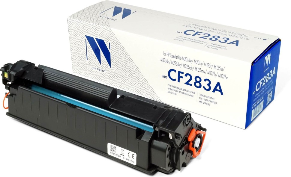 Картридж NV Print CF283A для принтеров HP LaserJet Pro M125ra/ M125rnw/ M127fn/ M201dw/ M201n/ M225dw/ M225rdn, 1500 страниц