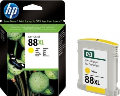 Картридж HP Officejet Pro K550 (C9393AE) желтый 19ml №88 XL