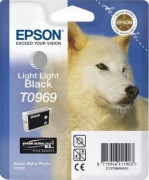 Картридж Epson C13T09694010 T0969 светло-серый 450 копий в технологической упаковке