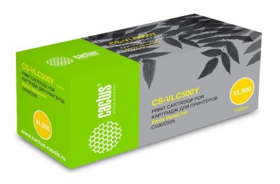 Картридж  Cactus 106R03879 (CS-VLC500Y) для Xerox VersaLink C500/ C505, желтый, 2400стр.