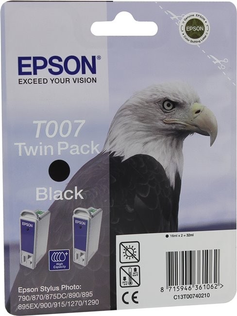 Картридж T007 Epson ST COL 870/1270 черный