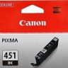 6523B001 Canon CLI-451Bk Картридж для PIXMA iP7240/MG6340/MG5440, black EMB, 1100стр.