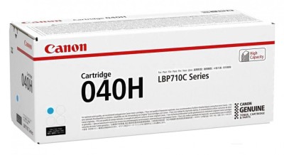 Картридж Canon 040HC (0459C001) оригинальный для Canon LBP710Cx/ 712Cx cyan, 10000 страниц