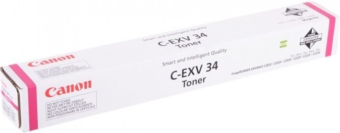 Canon C-EXV34M 3784B002 Тонер для IR Advance-C2000ser / C2020 / C2025 / C2030, Пурпурный, 16000стр.