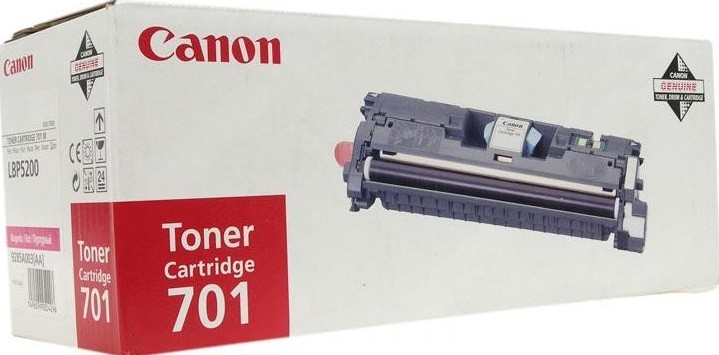 Canon 701M 9285A003 оригинальный картридж для принтера Canon LBP-5200, MF8180, MF8180c, LBP-5200, LBP-5200f, LBP-5200n magenta 5000 страниц