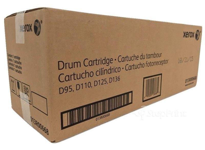 Фотобарабан Xerox 013R00668/013R00666 оригинальный для Xerox D95/ D110/ D125/ D136, black, 500000 стр.