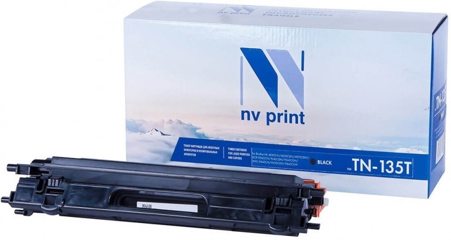 Картридж NV Print TN-135T Черный для принтеров Brother HL-4040CN/ 4050CDN/ 4070CDW/ DCP-9040CN/ 9042CDN/ 9045CDN/ MFC-9440CN/ 9450CDN/ 9840CDW, 5000 страниц