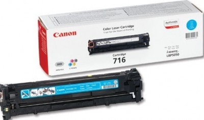Canon 716C 1979B002 оригинальный картридж для принтера Canon i-Sensys LBP-5050, MF-8030CN, MF-8050CN cyan 1500 страниц