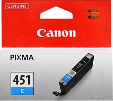 6524B001 Canon CLI-451C Картридж для PIXMA iP7240/MG6340/MG5440, Голубой, 332стр.