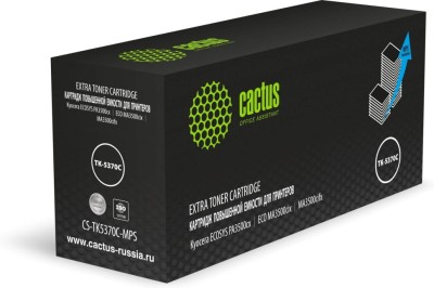 Картридж Cactus TK-5370C (CS-TK5370C-MPS) Cyan для Kyocera ECOSYS PA3500cx/ MA3500cix/ MA3500cifx, голубой, увеличенный, 13000 стр.